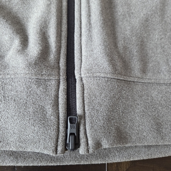 VRST Men's Medium Pinnacle Polar Fleece Zip Up Hoodie Jacket Warm Pewter New - Picture 7 of 15